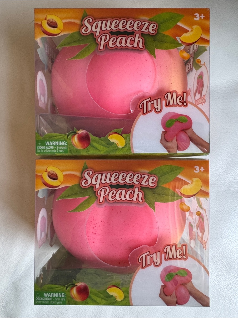 Peach Sunny Days Squeezy Squishy Fruit Fidget Viral TikTok Toy New SHIPS TODAY!